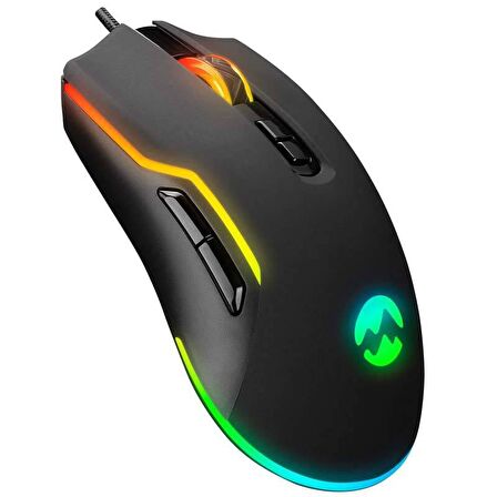 EVEREST SM-G14 DUSK Usb Siyah 7200-dpi RGB Ledli Gaming Oyuncu Mouse