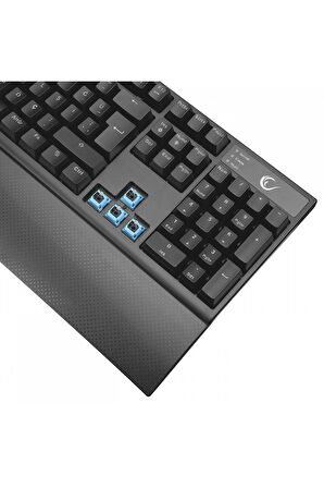 Rampage KB-R29 GRAND Series RGB Ledli Mekanik Blue Optical Switch Gaming Oyuncu Klavyesi