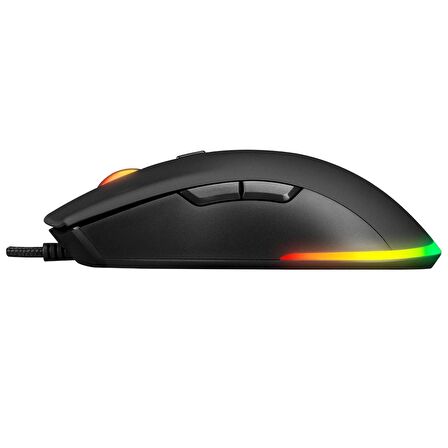 Rampage KM-RX7 FORTUNA Gökkuşağı Aydınlatmalı USB Gaming Combo Q Gaming Klavye + 6400dpi Mouse