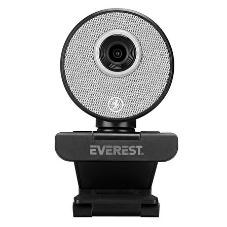 Everest SC-HD09 1080P Full HD Auto Tracking Harekete Duyarlı Mikrofonlu Siyah Usb Pc Kamera