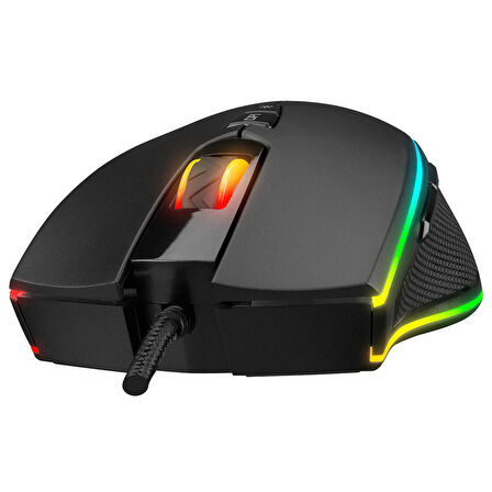 RAMPAGE JUKE SMX-R67 RGB AYDINLATMALI USB MAUSE BLACK