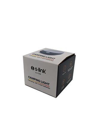 S-Link SL-F256 Beyaz,Kırmızı Ledli Pilli Kamp Fene