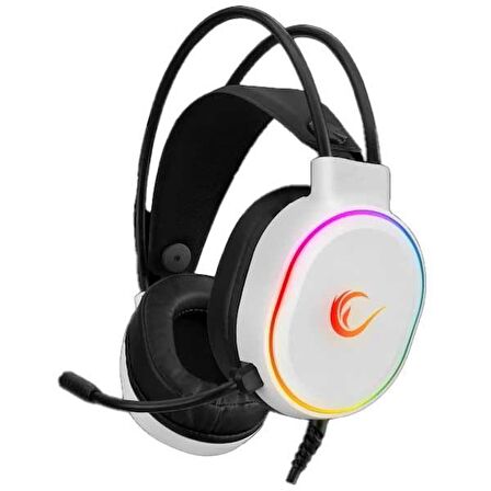 Rampage Rogue Beyaz Usb 7.1 Surround Rgb Ledli Gaming Oyuncu Mikrofonlu Kulaklık