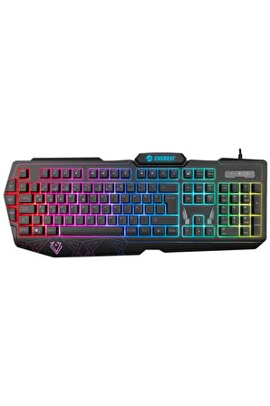 Kb-gx61 Formula Usb Rgb Aydınlatmalı 3 Makro Tuşlu Bilek Destekli Gaming Oyuncu Klavyesi