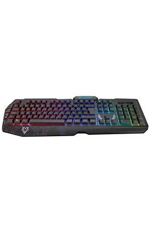 Kb-gx61 Formula Usb Rgb Aydınlatmalı 3 Makro Tuşlu Bilek Destekli Gaming Oyuncu Klavyesi