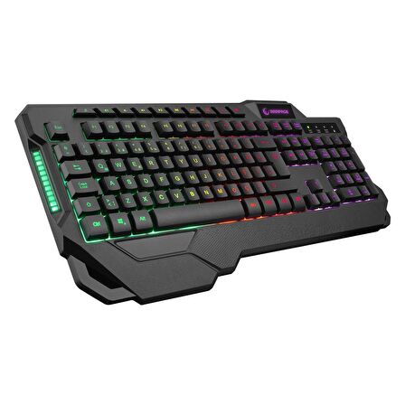 Rampage KB-R46 CARISMA USB Rainbow Aydınlatmalı Q Gaming Oyuncu Klavye