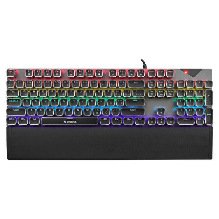 Everest KB-MK9 RGB Red Switch Mekanik Oyuncu Klavyesi