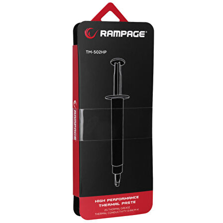 RAMPAGE TM-502HP 2g 13.4w/m.K Gri Yüksek Performans Termal Macun