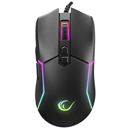 SMX-R28 COOL Usb Siyah RGB Işıklı+Macro 7200dpi / 1000hz Gaming Oyuncu Mouse