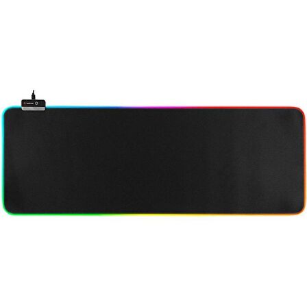 Rampage MP-24 Siyah 300*800*3mm RGB Ledli Gaming Mouse Pad
