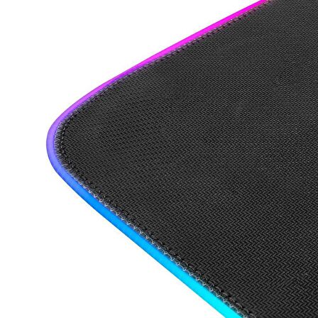 Rampage MP-24 Siyah 300*800*3mm RGB Ledli Gaming Mouse Pad
