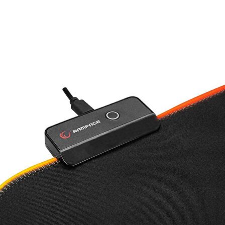 Rampage MP-24 Siyah 300*800*3mm RGB Ledli Gaming Mouse Pad