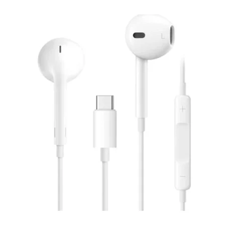 S-Link SL-TPK01 Type-C Telefon Uyumlu Beyaz Kulak İçi Mikrofonlu Kulaklık - Beyaz