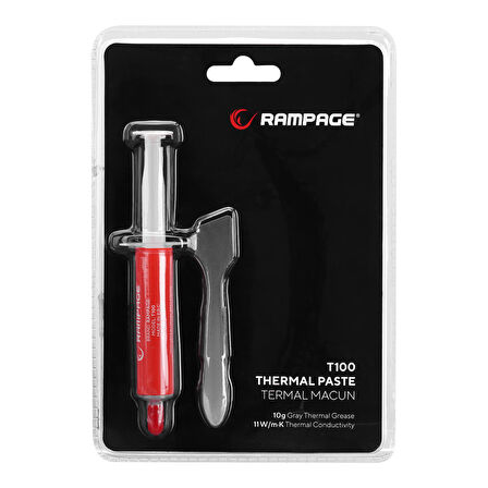 Rampage T100 10g 11w/m.K Gri Yüksek Performans Termal Macun