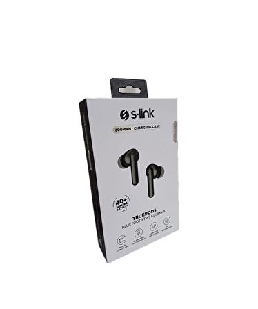 S-LİNK TRUEPODS BLUETOOTH TWS KABLOSUZ KULAKLIK SİYAH