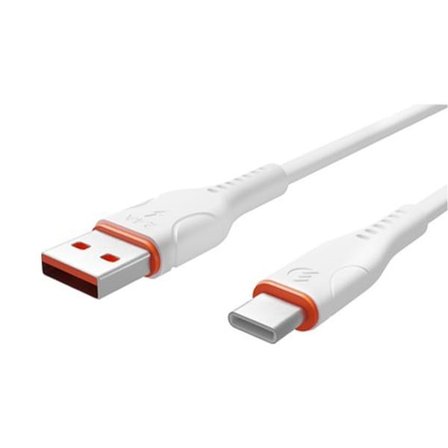 S-Link 202 SL-X246E 1 Metre 12W 2.4A Type-C Güvenli Hızlı Data + Şarj Kablosu - Beyaz