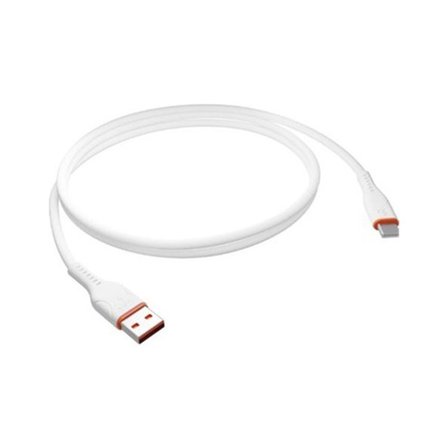 S-Link 202 SL-X246E 1 Metre 12W 2.4A Type-C Güvenli Hızlı Data + Şarj Kablosu - Beyaz