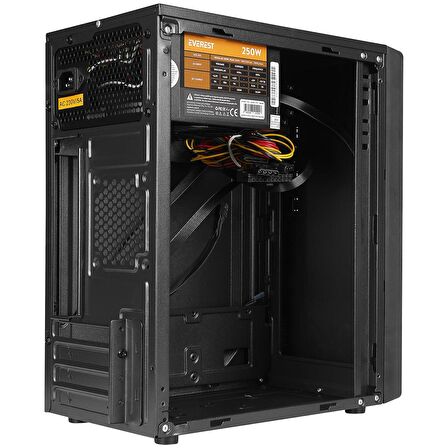 Everest Warp Peak 250W Akrilik Yan Panel Mini-T Gaming Oyuncu Kasası