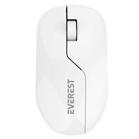 Mouse Kablosuz 2.4 Ghz Everest SMW-973 Beyaz-Gri