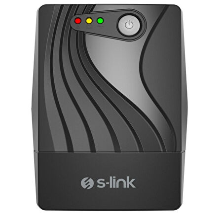 S-link MIGHT U60 600VA 12V7Ah*1 360W Siyah Line-Interactive Kesintisiz UPS Güç Kaynağı