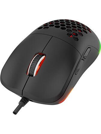 Rampage Blink Rgb Mouse Makrolu 12800 Dpi Oyuncu Mouse Siyah
