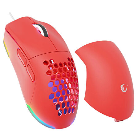 Rampage BLINK Kırmızı 7 Makro Tuşlu RGB 12800 DPI Gaming Oyuncu Mouse