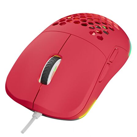 Rampage BLINK Pembe 7 Makro Tuşlu RGB 12800 DPI Gaming Oyuncu Mouse