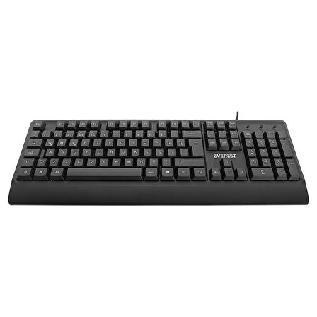 Everest KM-619 Siyah Usb Q Standart Klavye + Mouse Set