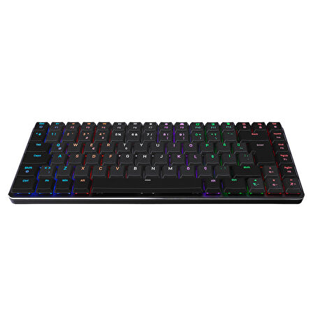 Rampage GRANITE Siyah/Gri Low Profile Red Switch Mekanik Gaming (Oyuncu) Klavye