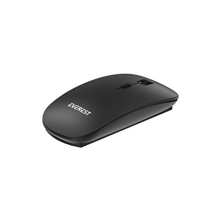 Everest SM-12 Kablosuz Mouse, Slim, Siyah