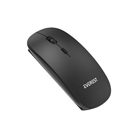 Everest SM-12 Kablosuz Mouse, Slim, Siyah