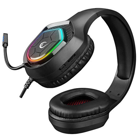 Rampage RM-K90 Vector Rgb Type-C Gaming Mikrofonlu Oyuncu Kulaklığı