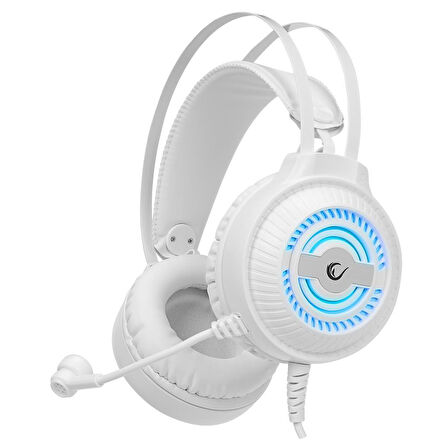 Rampage RM-K30 THUNDER PRO Beyaz 7.1 Surround Mikrofonlu Oyuncu Kulakl