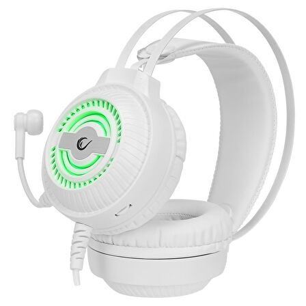 Rampage RM-K30 THUNDER PRO Beyaz 7.1 Surround Mikrofonlu Oyuncu Kulakl
