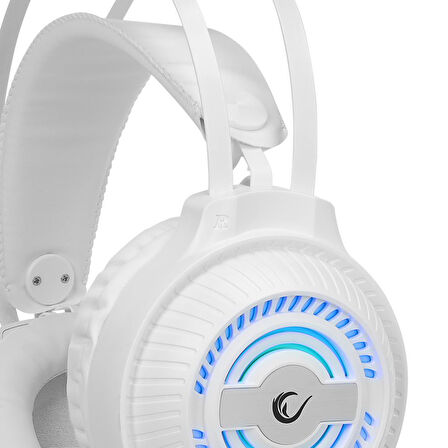 Rampage RM-K30 THUNDER PRO Beyaz 7.1 Surround Mikrofonlu Oyuncu Kulakl