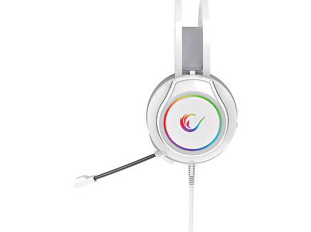 RAMPAGE RM-K45 ORBIT-S RGB Led 7.1 Gaming Mikrofonlu Oyuncu Kulaklığı Beyaz