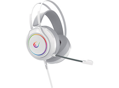RAMPAGE RM-K45 ORBIT-S RGB Led 7.1 Gaming Mikrofonlu Oyuncu Kulaklığı Beyaz
