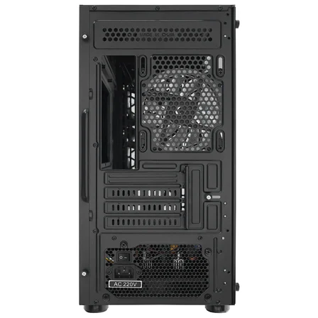 Rampage VEGA V2 650W 80+ Bronze Tempered Glass USB3.0 RGB mATX Siyah Gaming Kasa