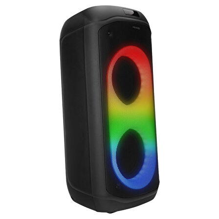 Microlab M61 80W 2 Adet Vhf Mikrofonlu Bluetooth Destekli Siyah Profesyonel Ses Sistemi