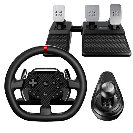 Rampage ROWDY V997 ONLY PC 3 Pedallı - El ve Sıralı Vitesli Gaming Oyuncu Direksiyonu (Sadece PC Uyumlu)