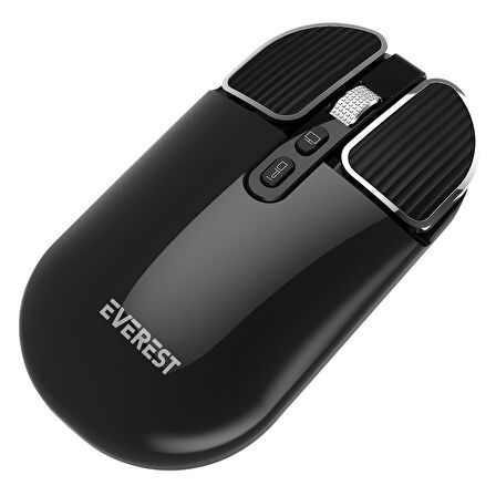 Everest Sm-620 2in1 Bluetooth 2,4ghz Şarjlı Siyah Süper Sessiz Mobil-t