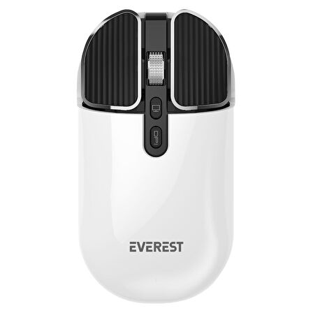 Everest Sm-620 2in1 Bluetooth 2,4ghz Şarjlı Beyaz Süper Sessiz Mobil-t