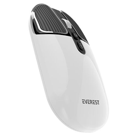 Everest Sm-620 2in1 Bluetooth 2,4ghz Şarjlı Beyaz Süper Sessiz Mobil-t