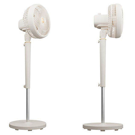 Everest Fan12 Dynabreeze 9'' 70 Watt 3 Hız Kademeli 2000RPM Çift Motorlu Vantilatör Krem Gold