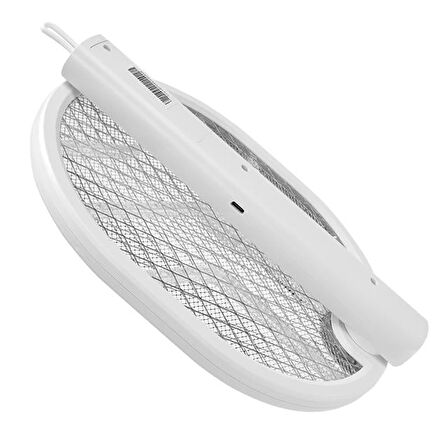 Asonic AS-A26 1200Mah 3000V Çıkış UV Işıklı Şarjli Katlanabilir Askılı Raket Sinek Öldürücü