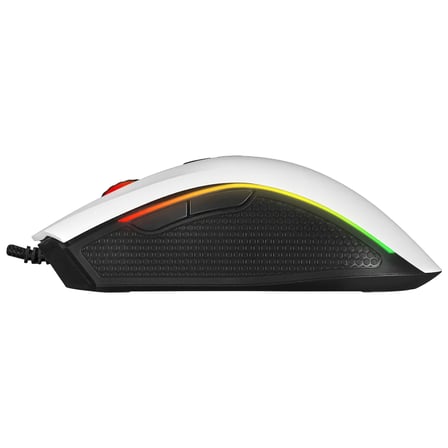 Rampage SMX-R44 V2 12800DPI 1000Hz RGB Kablolu Beyaz Gaming Mouse