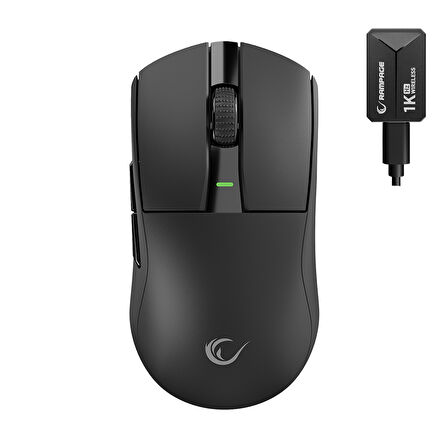 Rampage ZENITH BT+Wired+2.4G Siyah Kablosuz PAW3395 NORDIC 52833 MCU Gaming Oyuncu Mouse 41653