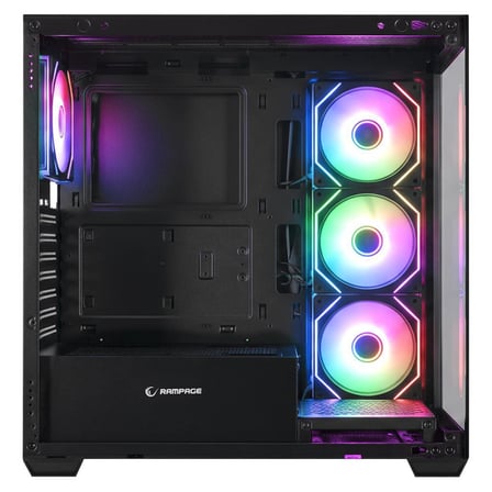 Rampage CRUISER V2 750W 80+ Bronze ARGB ATX Siyah Gaming Kasa