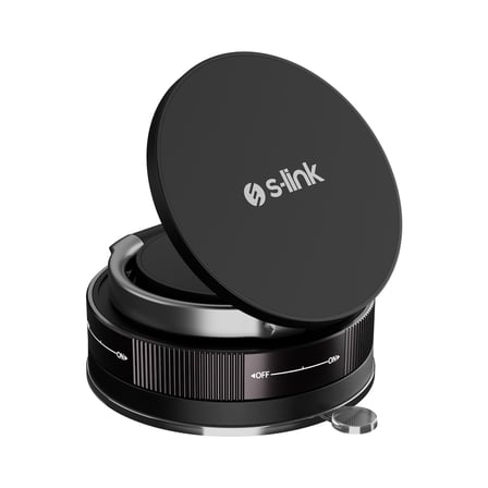 S-Link Sl-At44 Magsafe Holder Vakumlu Telefon Tutucu Siyah