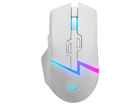 RAMPAGE Drop M3 V2 24000 DPI 3311 Sensör RGB Şarjlı Kablosuz 80 Milyon Huano Switch Gaming Mouse Beyaz